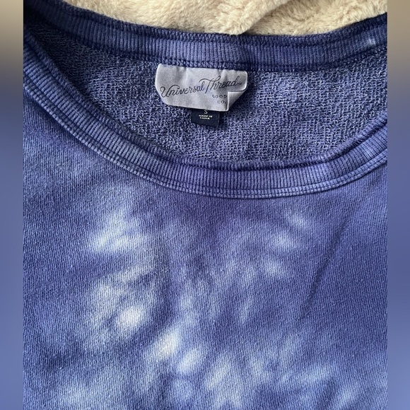 2/$20 ✨Universal Thread Tie-Dye Puff Sleeve Sweatshirt Blue Size S - Picture 5 of 10